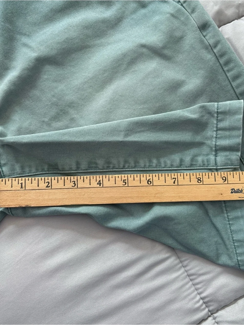 Dockers Men's Teal Flat Front Shorts Men's 30 100% Cotton